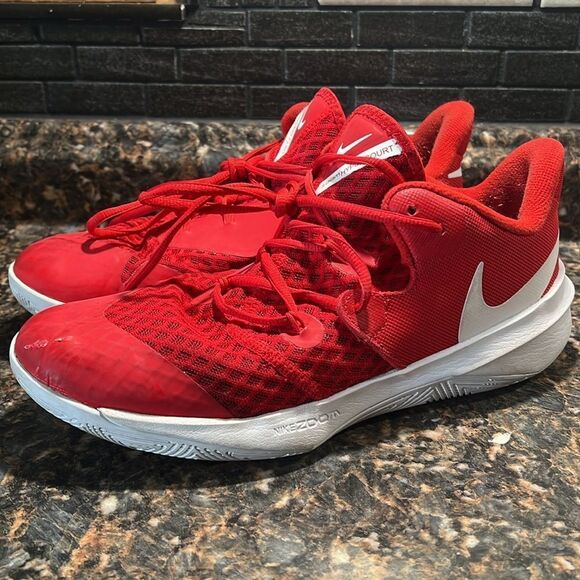 Nike  zoom Hyperspeed Court University Red/White sz 10 - Picture 4 of 15